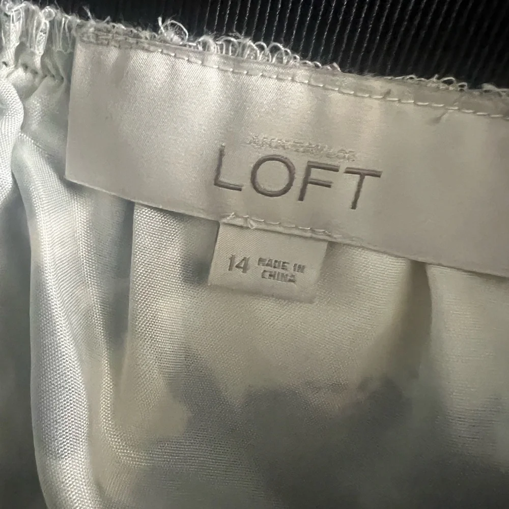 Loft by Ann Taylor ladies skirt size 14. Good condition. Elastic waist lined